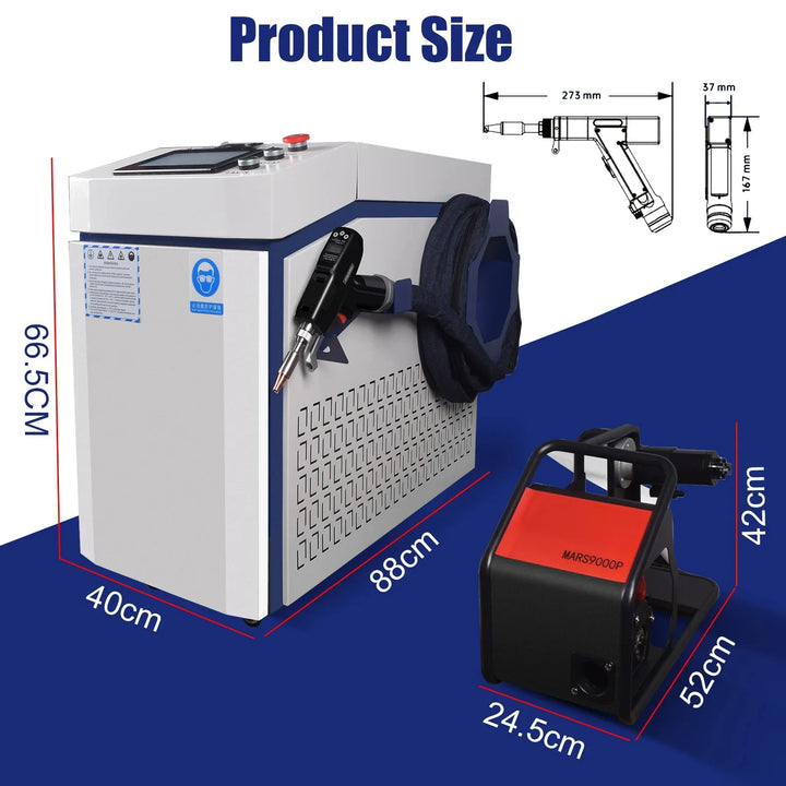 US Stock Scotle Handheld Raycus 1500W Au3tech 4in1 Laser Welding Machi ...