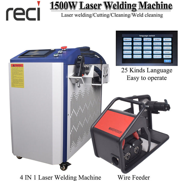 1500W Laser Welder Laser Cleaning Cutting Machine Rust Paint Removing Welder