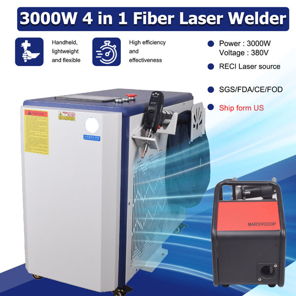 RECI 3000W 4 IN 1 Cutting Welding Cleaning Welder Welding Machine 380V US Stock