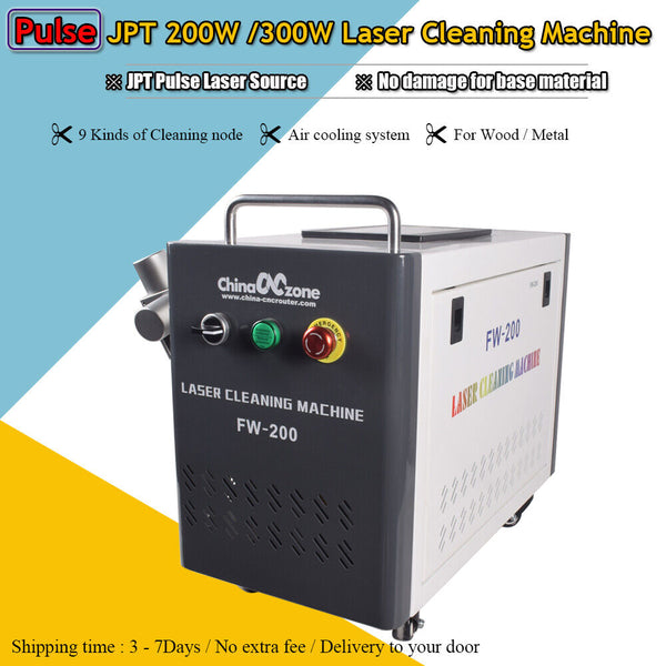 Pulsed 300W Laser Cleaning Machine Wood Cleaning No Damage Material Surface US