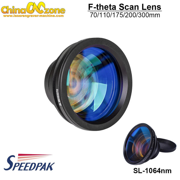 70-300mm Quartz Lens Field Lens For 100W/200W Fiber Laser Marking Machine