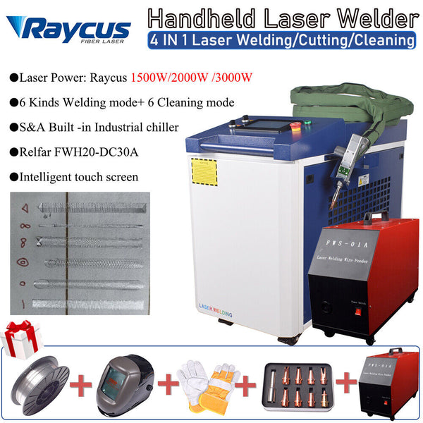 1500W Handheld Laser Welder Laser Clening Machine Dual Pendulum For Raycus Laser