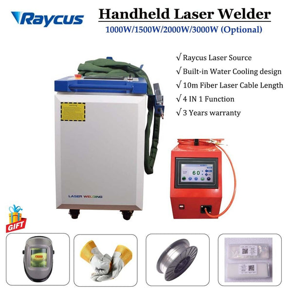 1500W Raycus Handheld Laser Welder Laser Rust Remover LaserCleaning Wire Feeder