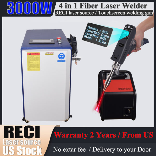 RECI 3000W 4 IN 1 Cutting Welding Cleaning Welder Machine 1080nm Water coolling