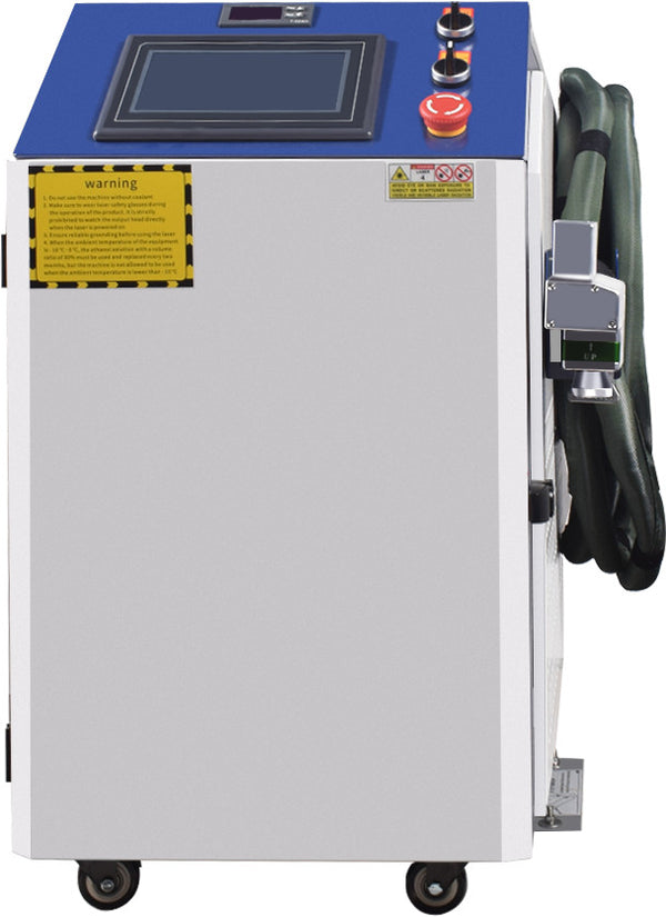 3000W Fiber Laser Cleaning Machine For Wood Rust Oil Remove Double Pendulum 380V