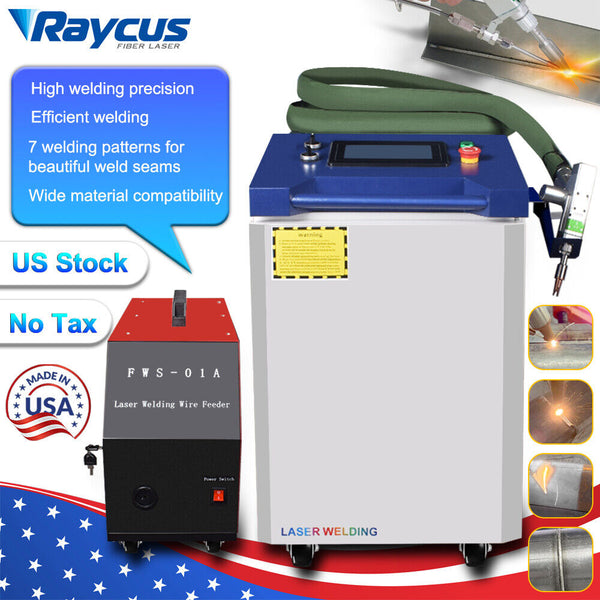 【AT US】Raycus 1500W 4 IN 1 Double Pendulum Fiber Laser Welding Cleaning Machine