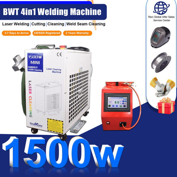 【US Stock】1500W 4 in 1 Fiber Laser Welder Welding Soldering Cleaning Machine