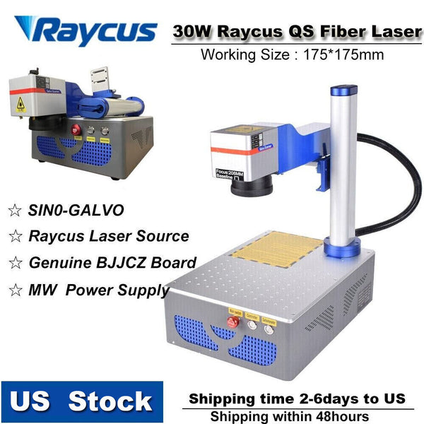 Foldable Raycus 30W QS Fiber Laser Marking Machine 175*175mm FoR Metal Steel US