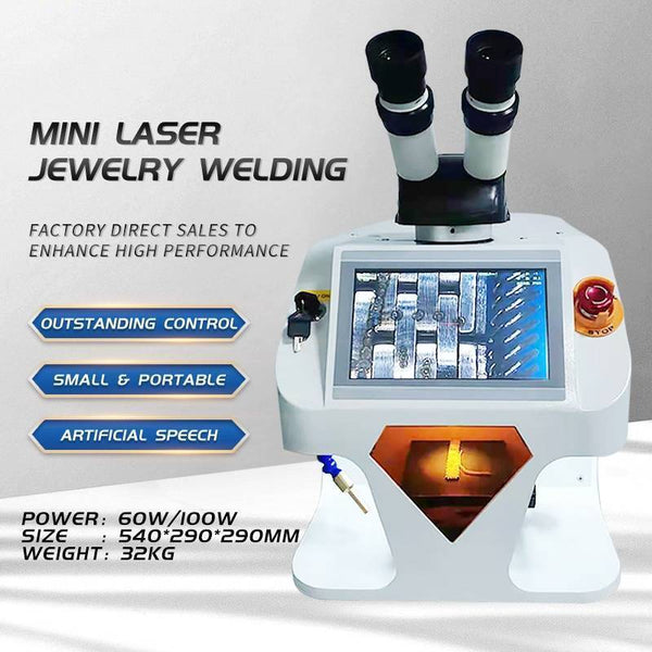 65J 60W-200W Jewelry Spot Welding Machine Micro Precision Laser Soldering Gold