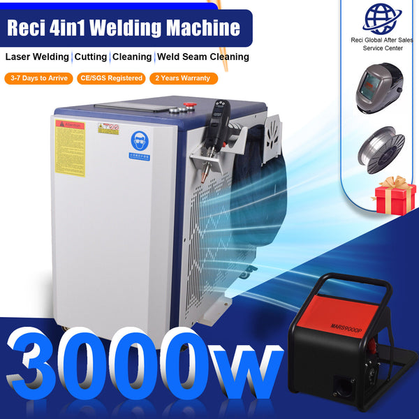 RECI 3000W Laser Welder Metal Cutting Weld Seam Clean Machines Laser Rust US