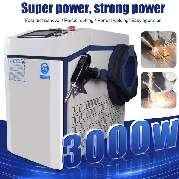 RECI 3000W Handheld 4 in 1 Welding Cutting Machine For Metal Steel Aluminum US