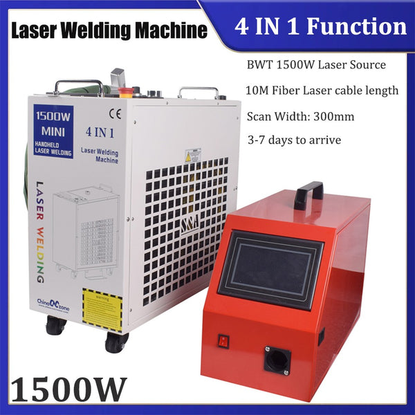 1500W BWT 4 IN 1 Laser Welder Laser Welding Cutting Cleaning Machine Handheld