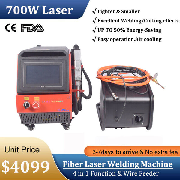 700W Fiber Laser Welding Cutting Handheld Weld Seam Clean Machine Air Coolling