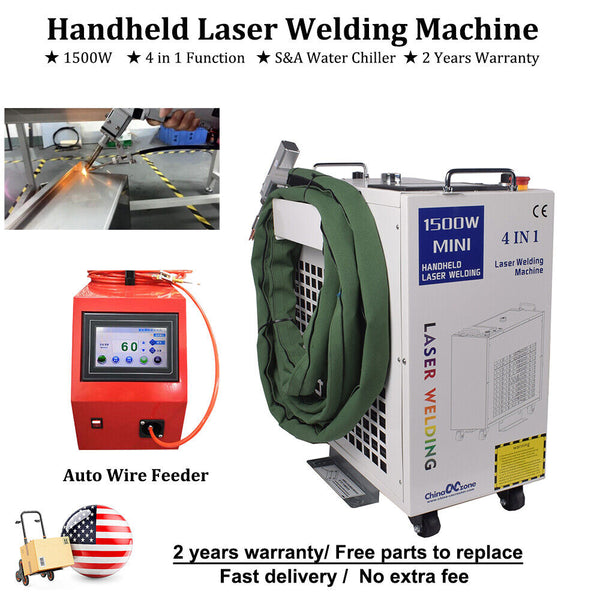 1500W Laser Welder 4 in 1 Laser Welding Cutting Cleaning Auto Wire Feeder