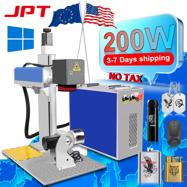 2.5D.60W JPT M7 Mopa Fiber Laser Engraving Marking Machines EZCAD 3 3D Embosse