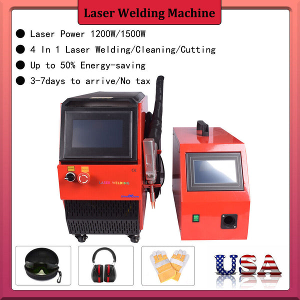 1500W Handheld Laser Welding Machine Cutting Cleaning Air Cooling Lightweight US