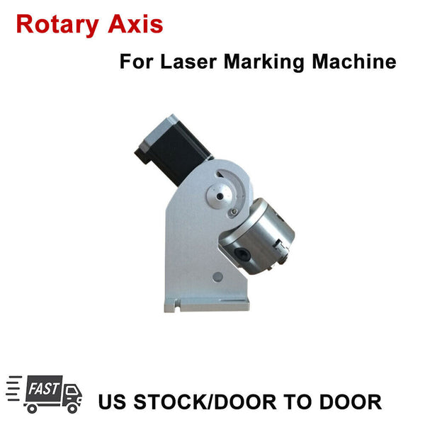80D Rotary Holder Rotary Axis for Metal Laser Marking Engraver Machine US Stock