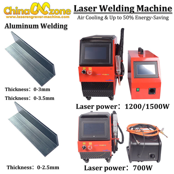 Handheld Laser Welding Machine 1200W 1500W Laser Air Cooled Welder Cutter USA