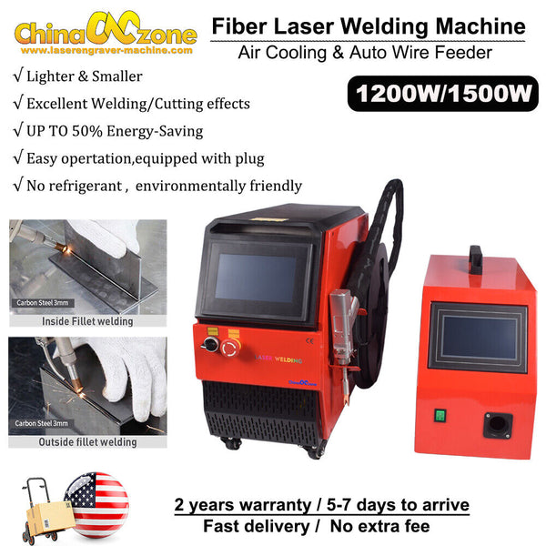 1200W 1500W Handheld Laser Welding Machine Air Cooled Welder Cutter 4 IN 1 Laser