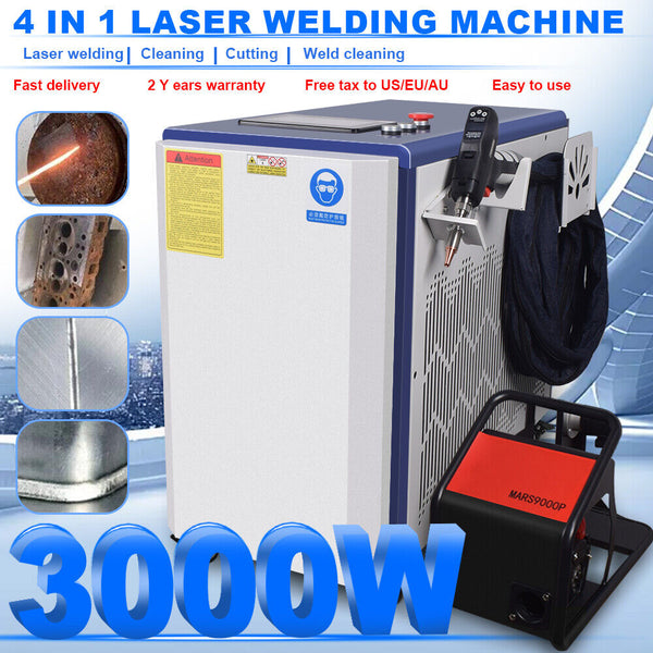 RECI 3000W 4 in 1 Laser Welding Cutting Cleaning Machine For Metal Steel 380V US