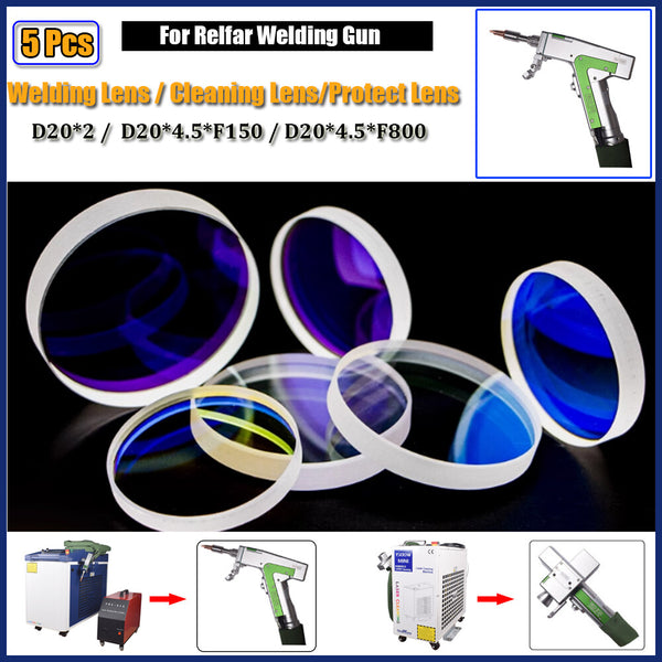 D20*2 Protect Lens F150 Welding Lens F800 Cleaning Lens For Relfar Welding Gun