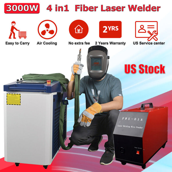 Raycus 3000W Fiber Laser Welder Machine Double Pendulum Relfar Welder System US