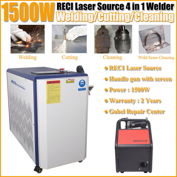 RECI Full 1500W/2000W/3000W 4 IN 1 Handheld Welding Cleaning Cutting Machine
