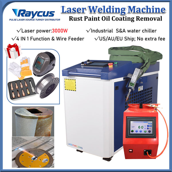 Laser Welding Machine Cleaning Cutting Rust Paint Removing 1500W/2000W/3000W US
